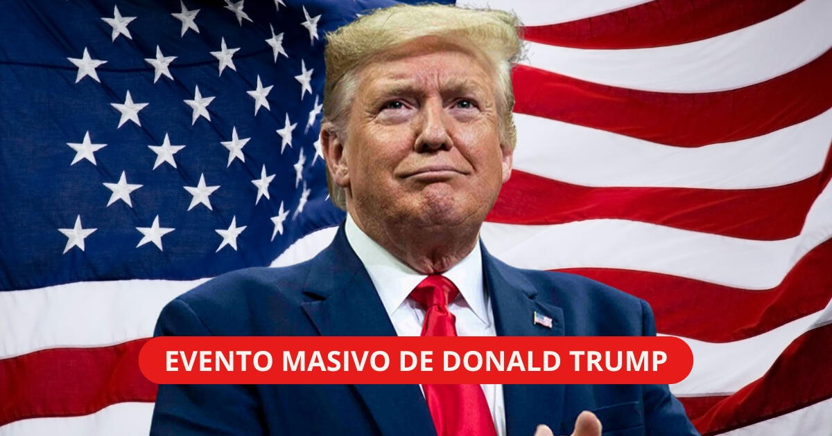 DONALD TRUMP llama a sus seguidores: este es el EVENTO MASIVO que dará ANTES DE ASUMIR LA PRESIDENCIA de Estados Unidos