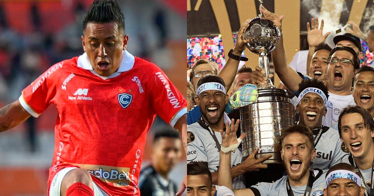 Christian Cueva se luce con campeón de Copa Libertadores: 