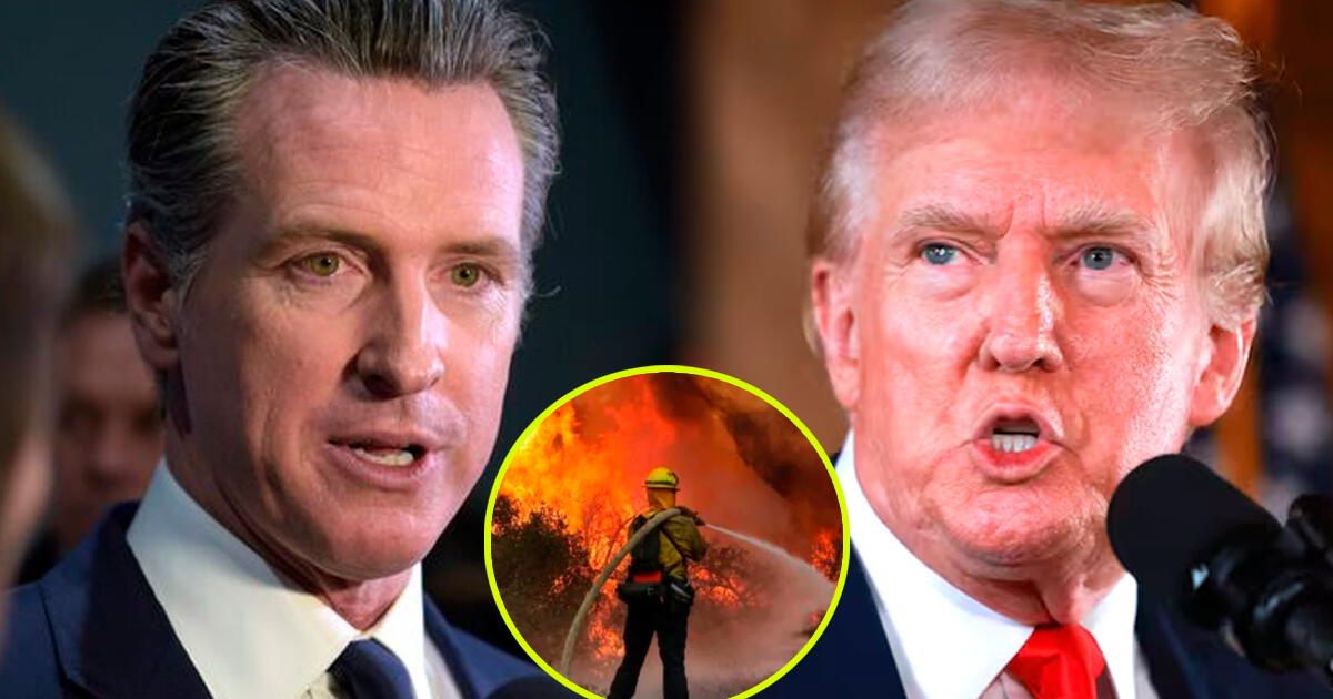 Trump PIERDE LOS PAPELES y culpa al gobernador de California por incendios en EEUU: 