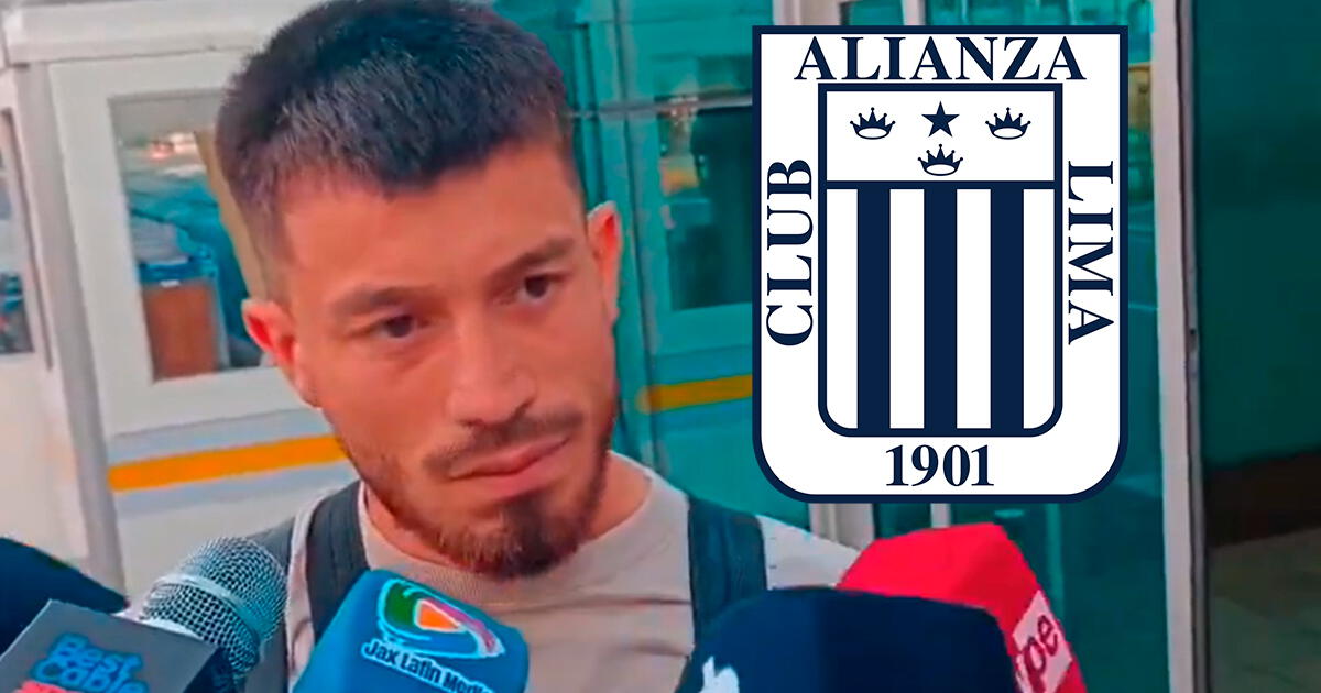 Alan Cantero llegó al país para firmar por Alianza Lima: 