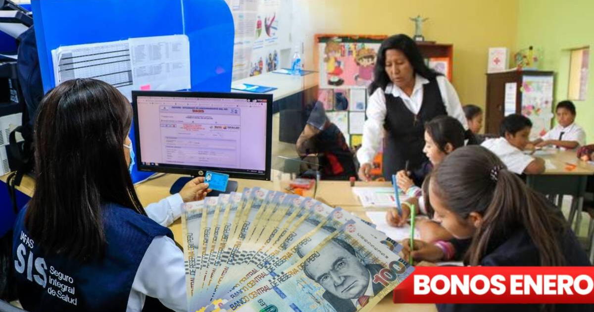 Bono SIS y Bono Escolaridad 2025 en Perú: fechas de pago, montos y beneficiarios