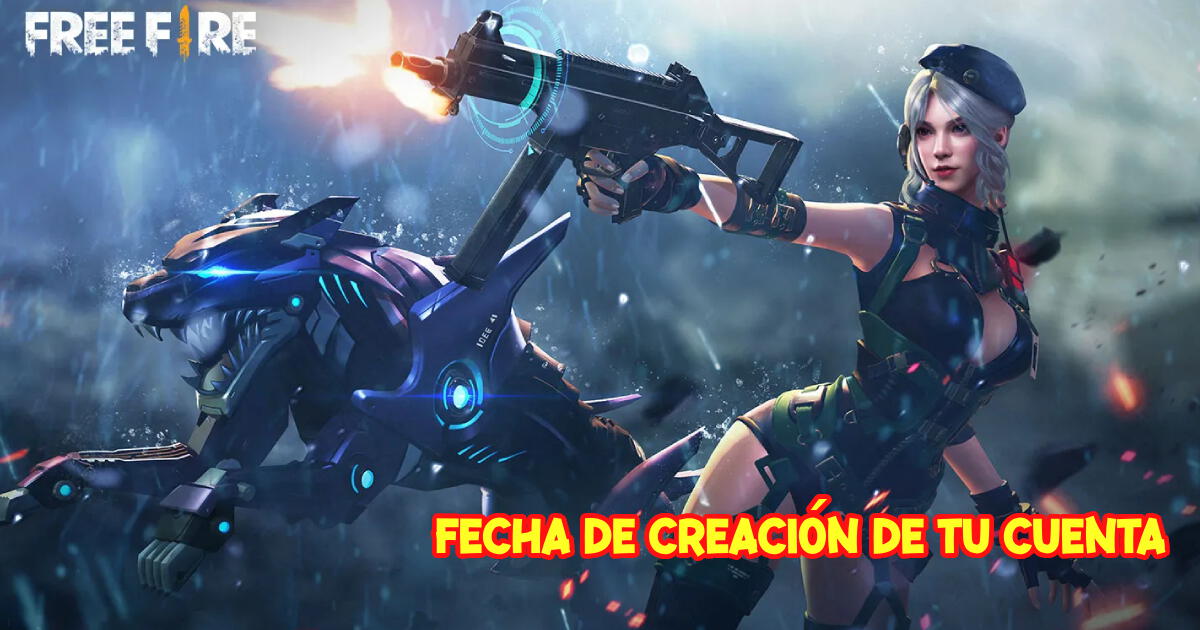 ¿Cómo saber cuándo cree mi cuenta de Free Fire con ID en 4 pasos?