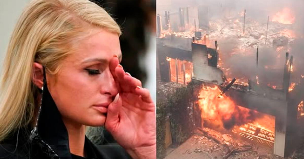 ¡Devastada! Paris Hilton mostró su mansión DESTRUÍDA por incendios en California: 