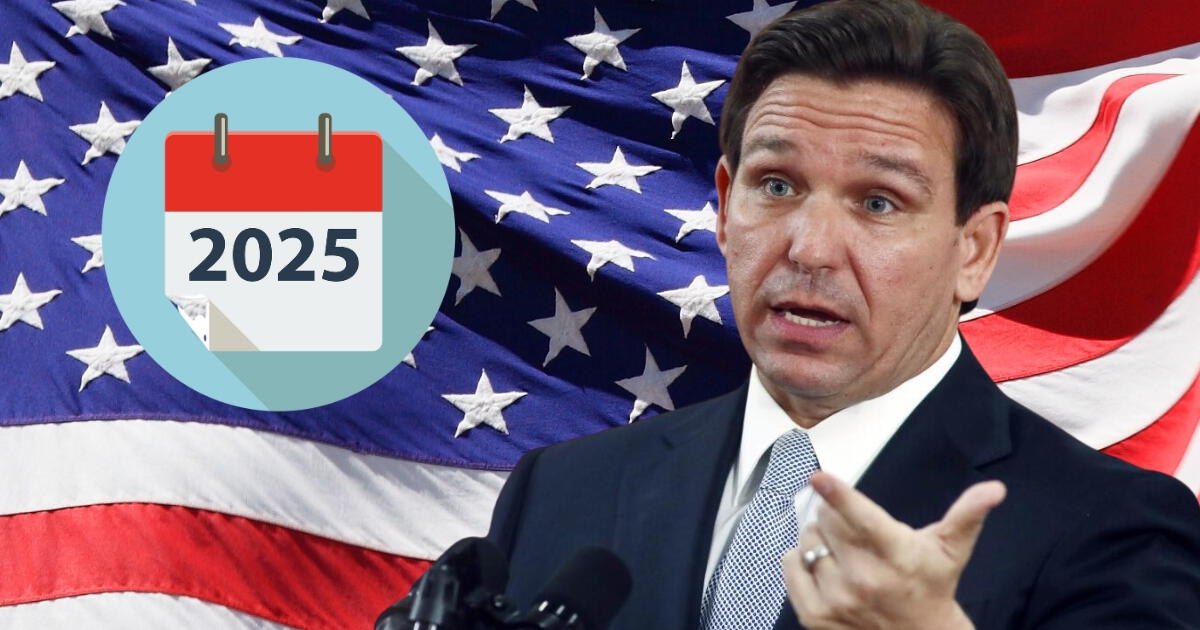 ¡Atención, Estados Unidos! Estos serán los DÍAS NO LABORABLES en Florida en 2025 bajo el mando de Ron DeSantis