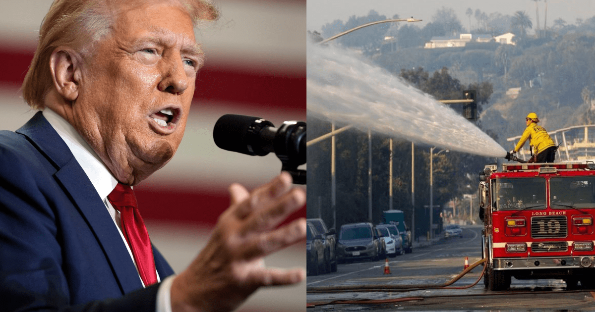 ¿Una nueva disputa? Donald Trump realizó FUERTES críticas contra Newson por incendio en Los Ángeles