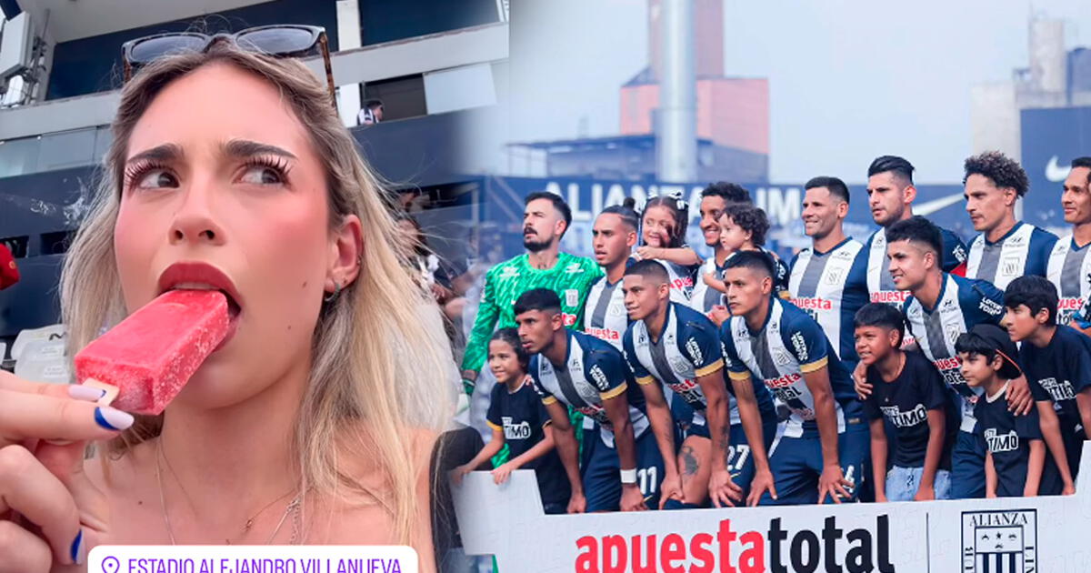 Esposa de nuevo jale de Alianza Lima visita por primera vez Matute y tiene singular reacción