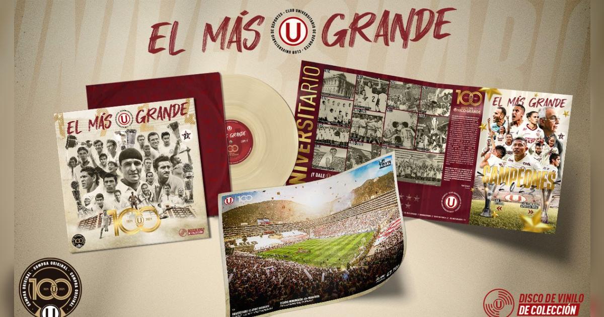 Disco de vinilo que celebra el centenario de Universitario es uno de los más vendidos en Perú