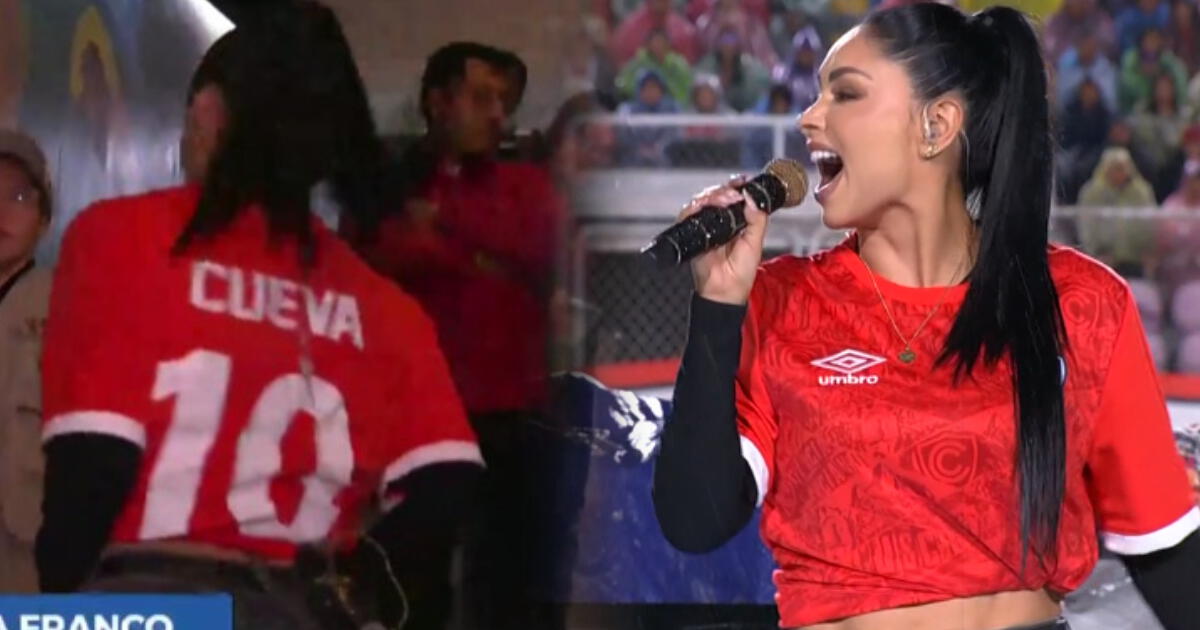 Pamela Franco lució con ORGULLO la camiseta de Christian Cueva en Cusco: 