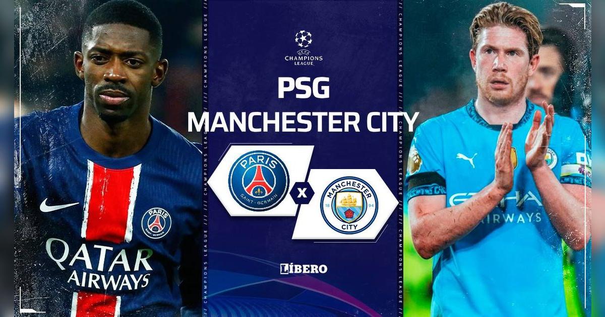 PSG vs. Manchester City EN VIVO por la Champions League: Horarios, pronóstico y dónde ver