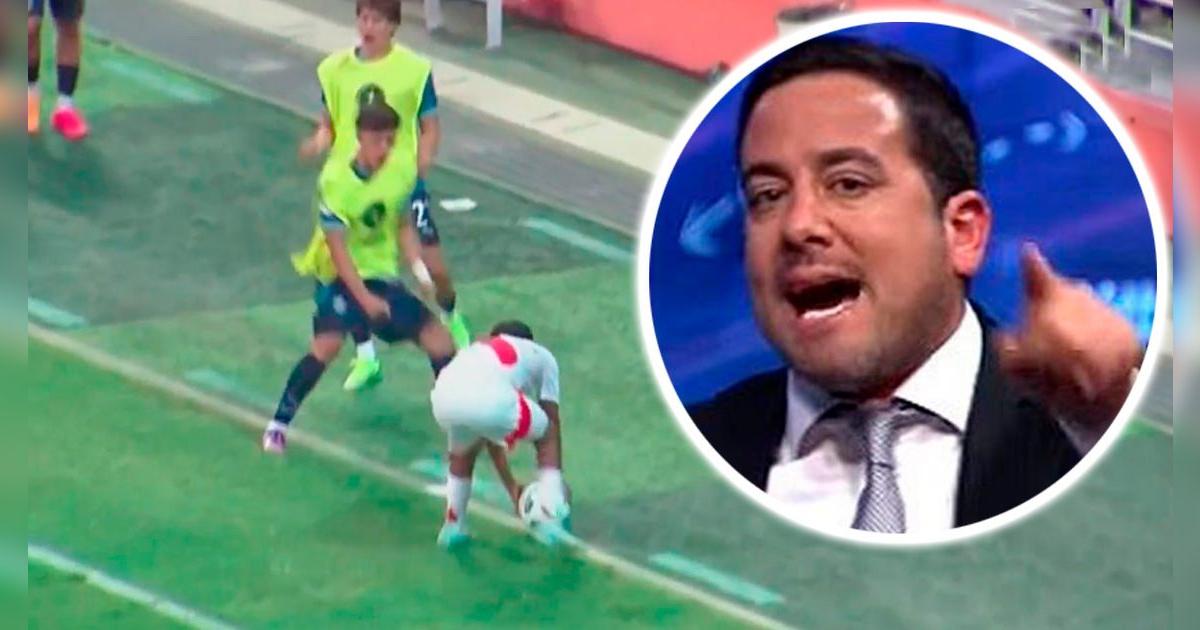 Óscar del Portal estalló en vivo tras acción con Maxloren Castro en Sudamericano: 