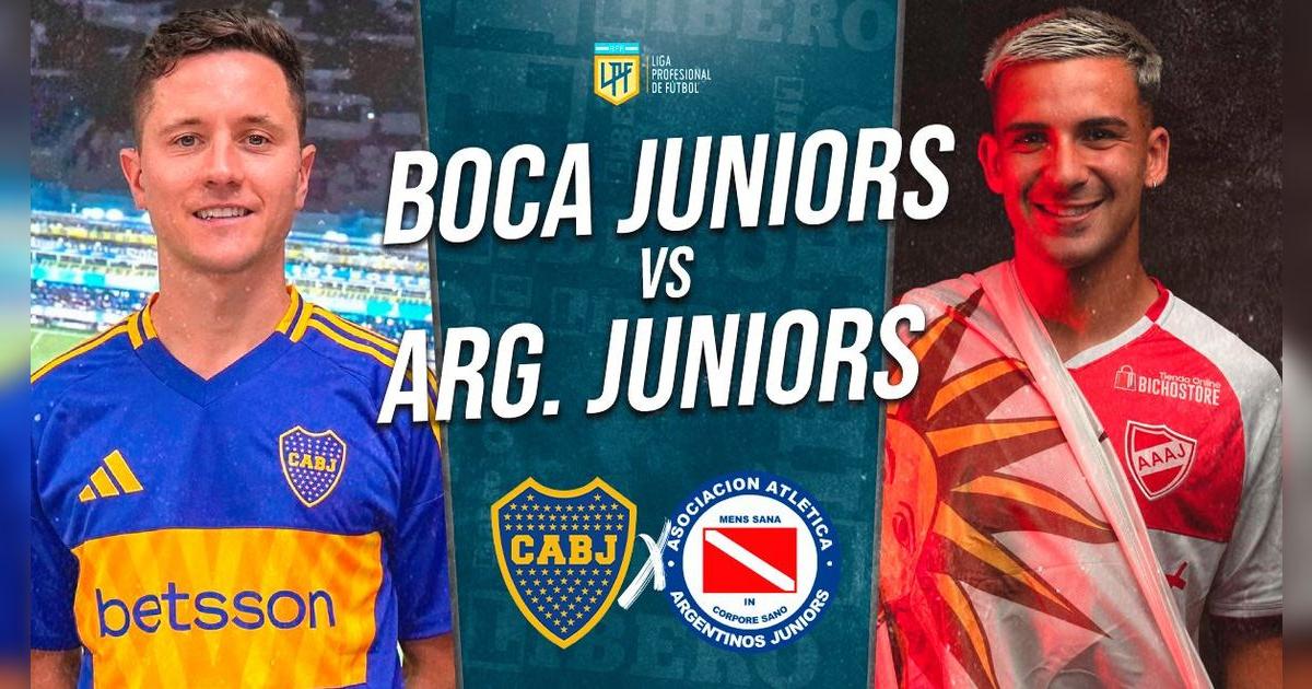 Boca vs. Argentinos Juniors EN VIVO vía TNT Sports: hora y dónde ver la Liga Argentina
