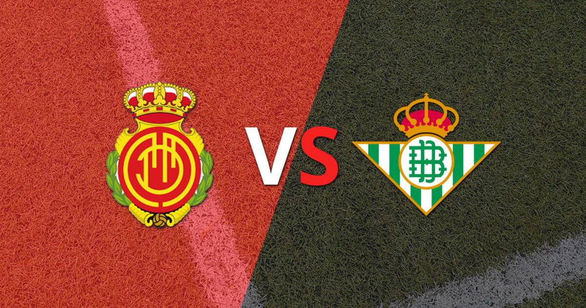 Mallorca y Betis empatan 0-0 al final del primer tiempo