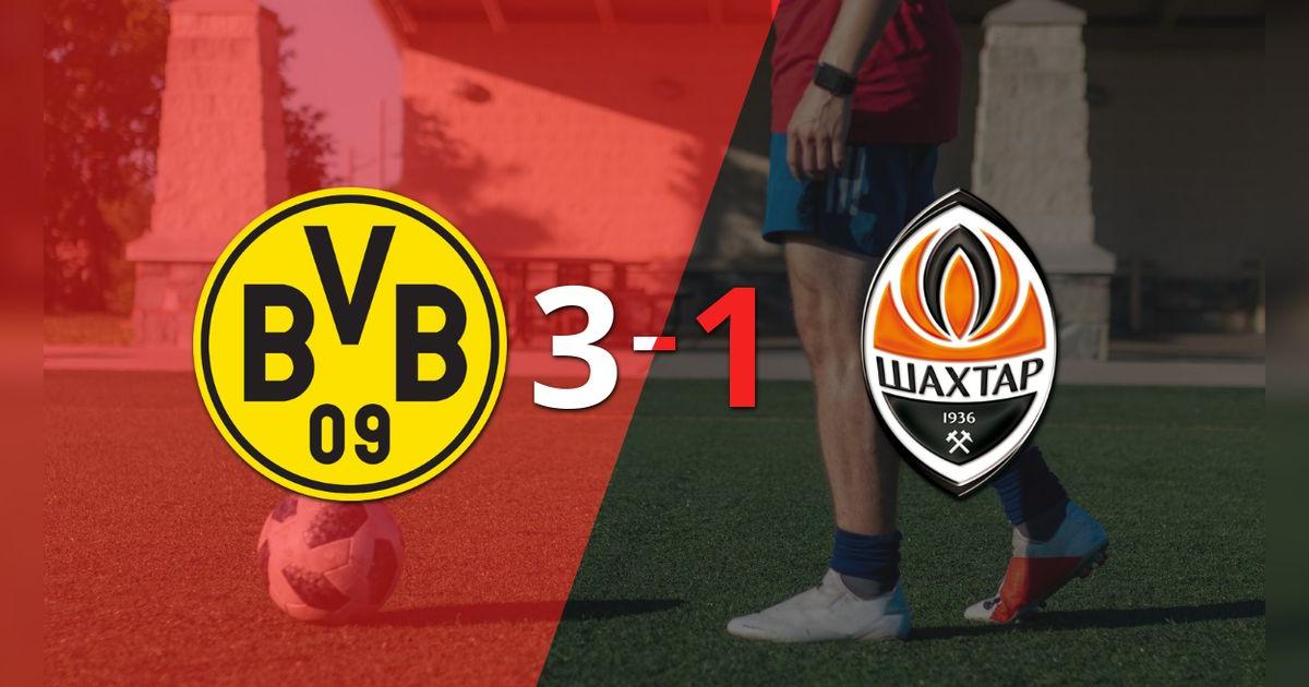 Con dos goles de Serhou Guirassy, Borussia Dortmund venció a Shakhtar Donetsk