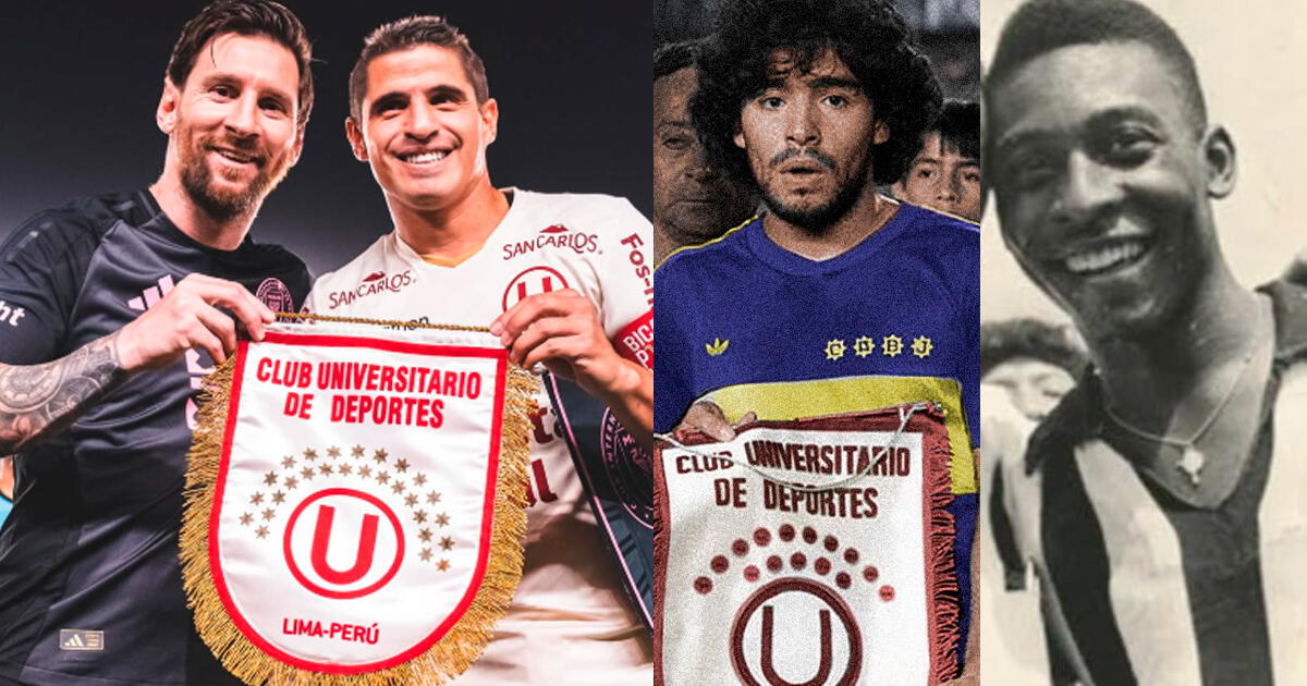 ¿Se repite con Messi? Así terminó el año Universitario cuando vinieron Pelé y Diego Maradona