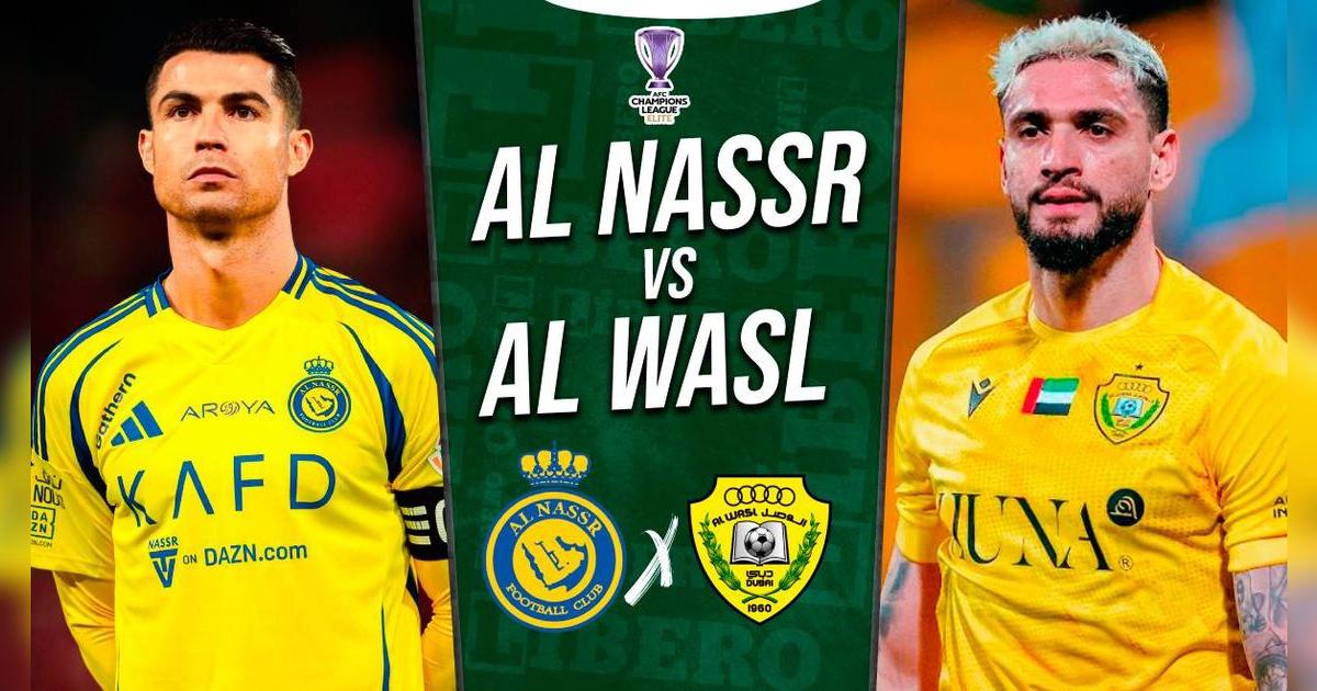 Al Nassr vs Al Wasl EN VIVO con Cristiano Ronaldo por AFC Champions League: hora y dónde ver