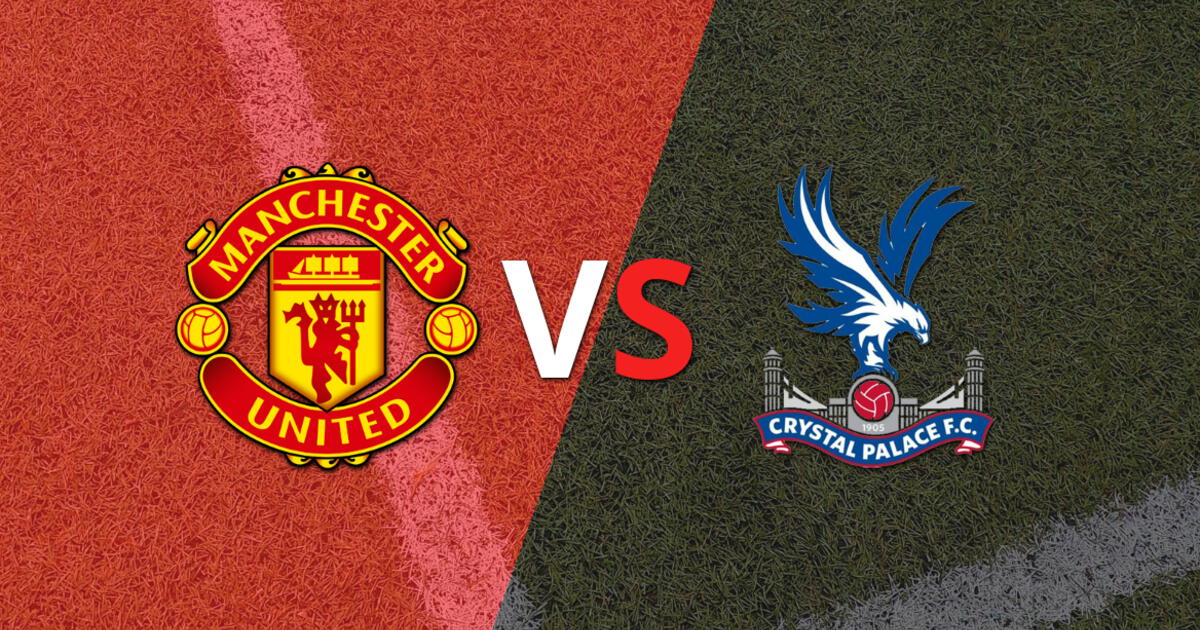 Sin goles, termina el primer tiempo entre Crystal Palace y Manchester United