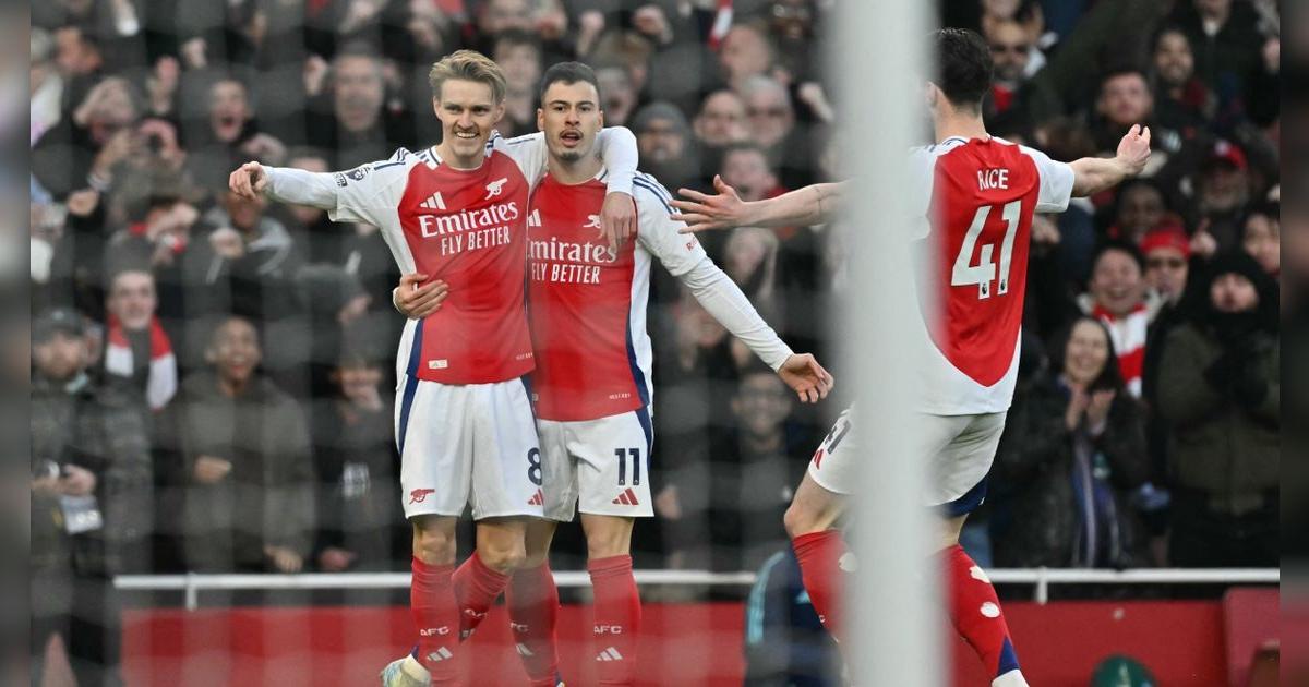 Arsenal apabulló 5-1 al Manchester City y sigue soñando con la Premier League