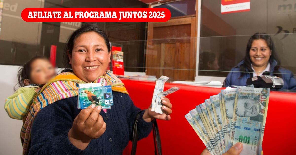 Programa Juntos: Pasos para acceder al pago de 100 soles este 2025