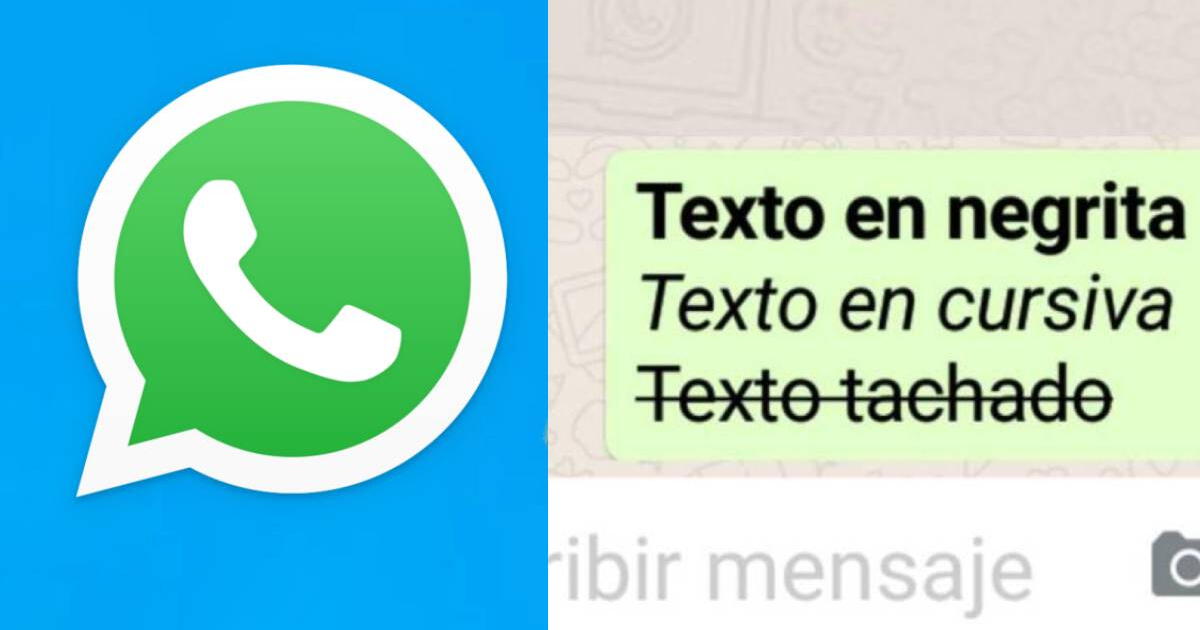WhatsApp: Cómo cambiar el estilo de tus mensajes a negrita, cursiva y subrayado