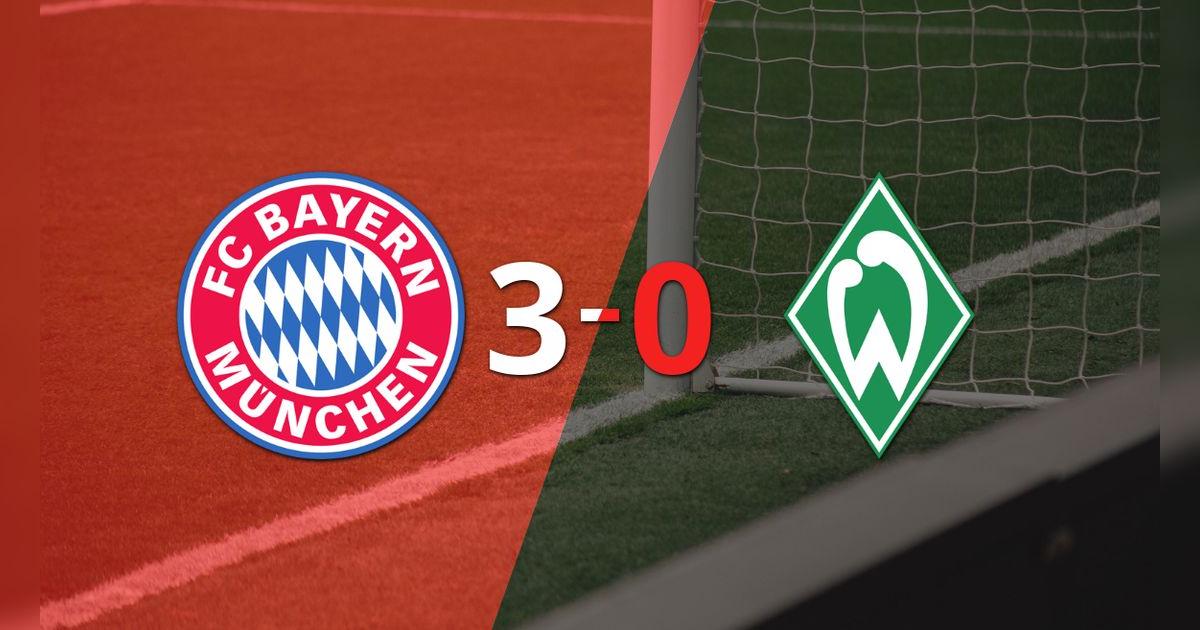Bayern Múnich golea 3-0 a Werder Bremen y Harry Kane firma doblete