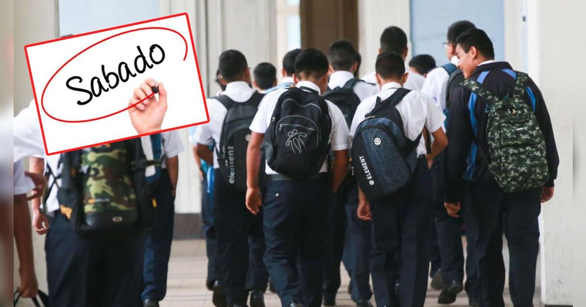 Escolares de inicial, primera y secundaria estudiarán los sábados por este importante motivo