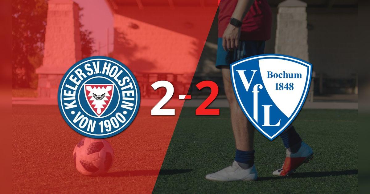 Bochum empató 2-2 ante Holstein Kiel con doblete de Myron Boadu