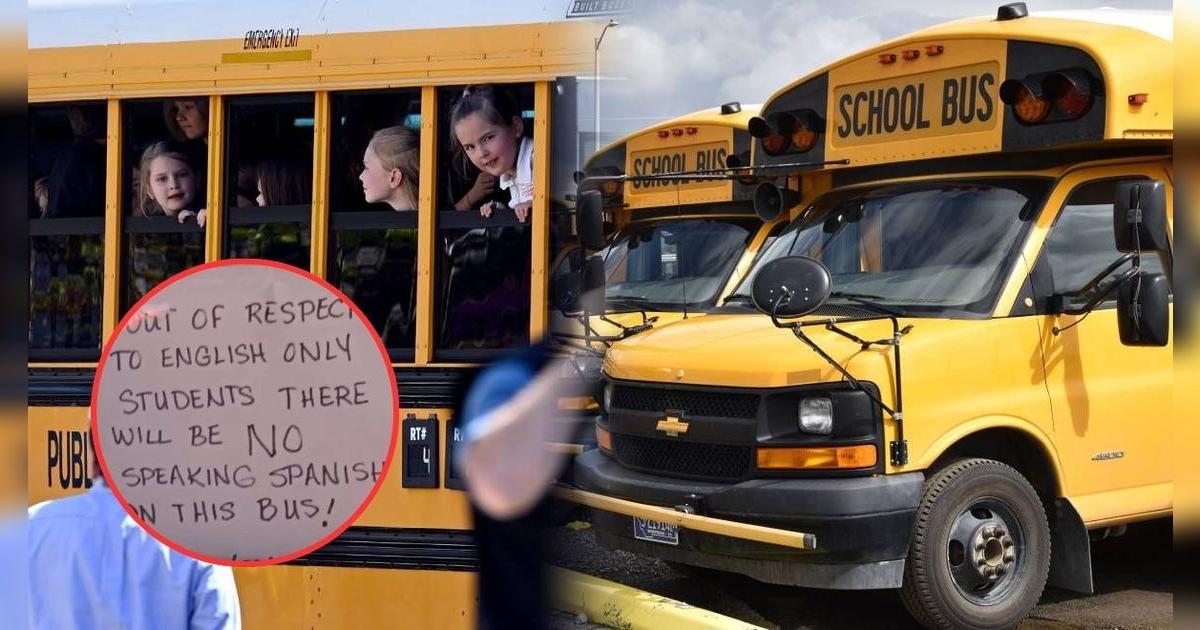 FUERTE DECISIÓN en EE. UU.: conductor de bus escolar PROHIBIÓ hablar español dentro del vehículo, desatando POLÉMICA
