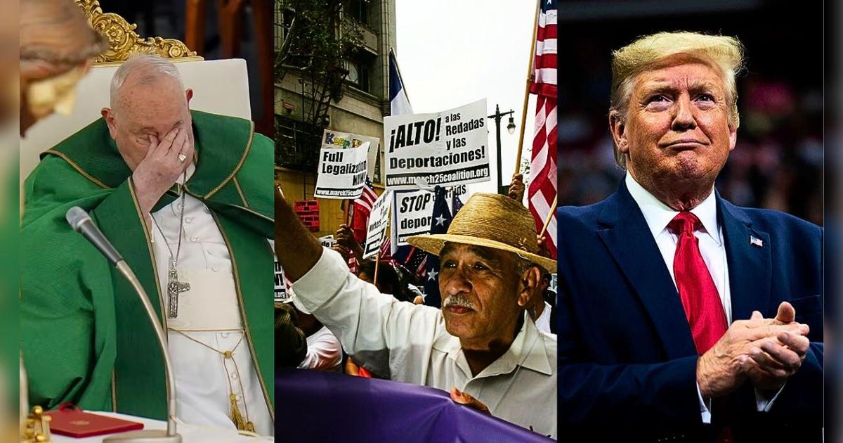 ¡Malas noticias para Trump! El Papa Francisco critica duramente la deportación masiva de inmigrantes: 