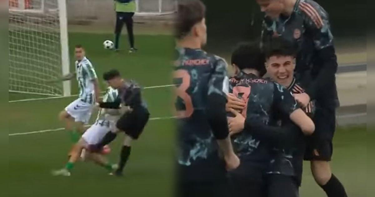 ¡Para todo el Perú! Felipe Chávez anotó espectacular gol con Bayern Múnich en torneo UEFA