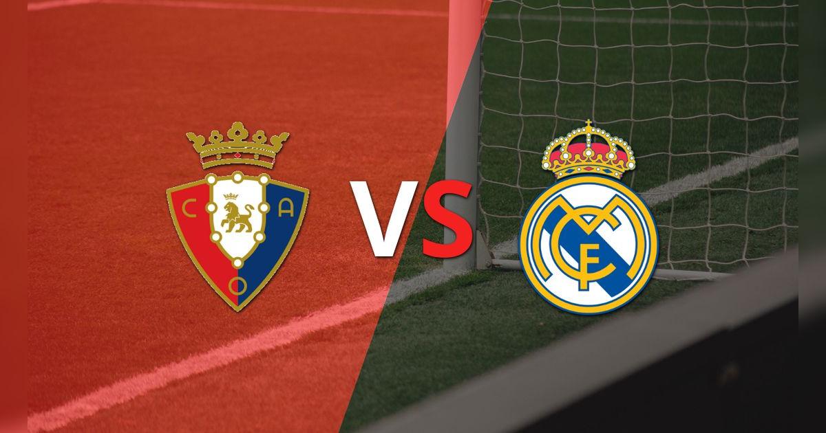 Real Madrid va en busca del triunfo ante Osasuna para mantenerse en la cima