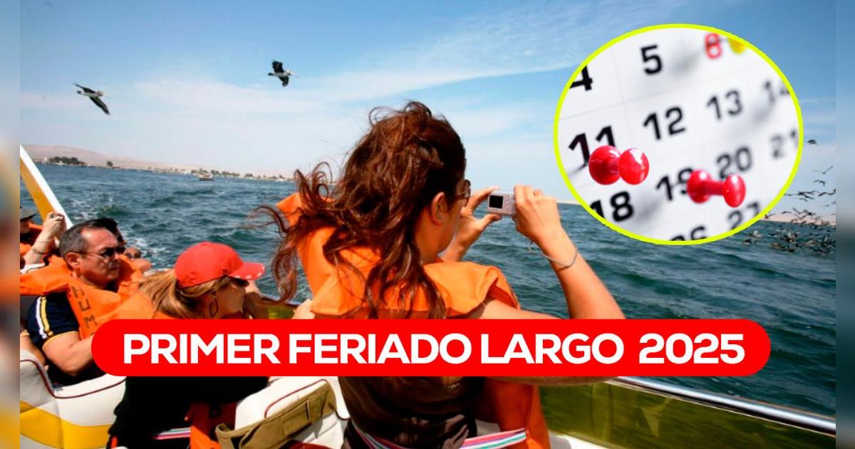Trabajadores del sector público y privado tendrán primer feriado largo del 2025 con cuatro días libres