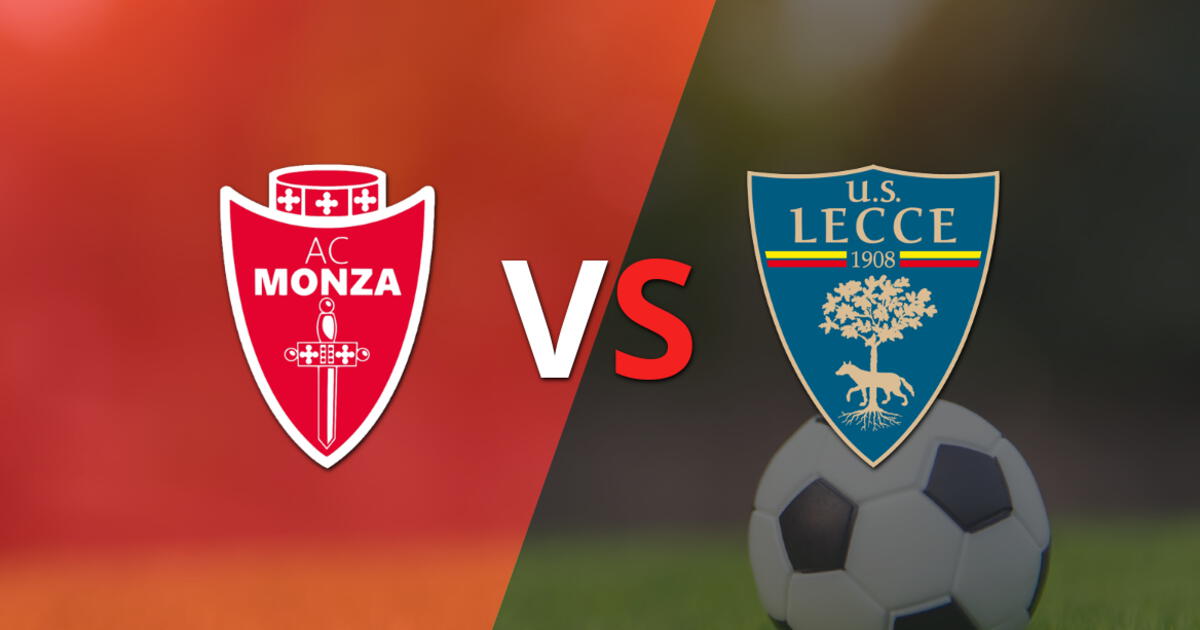 Monza y Lecce se mantienen sin goles al finalizar el primer tiempo