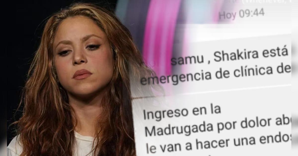 Shakira habría sido internada de emergencia en clínica a pocas horas de su concierto en Lima