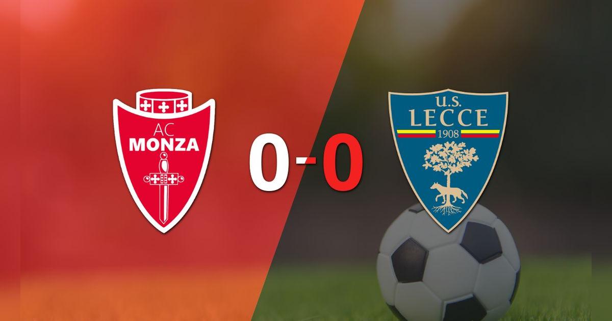 Monza y Lecce empataron sin goles