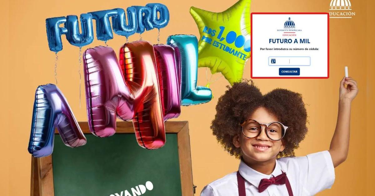 Bono Futuro A Mil 2025: consulta con cédula, beneficiarios y cómo cobrar en República Dominicana