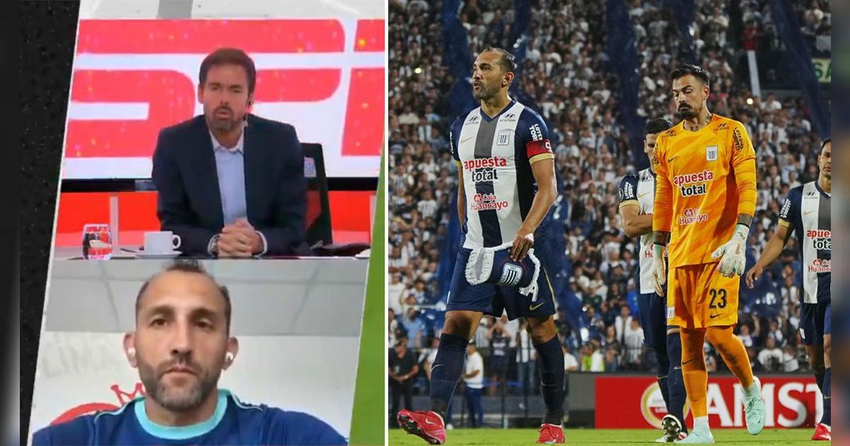 Hernán Barcos y el tenso momento en entrevista al apuntar contra árbitros: 