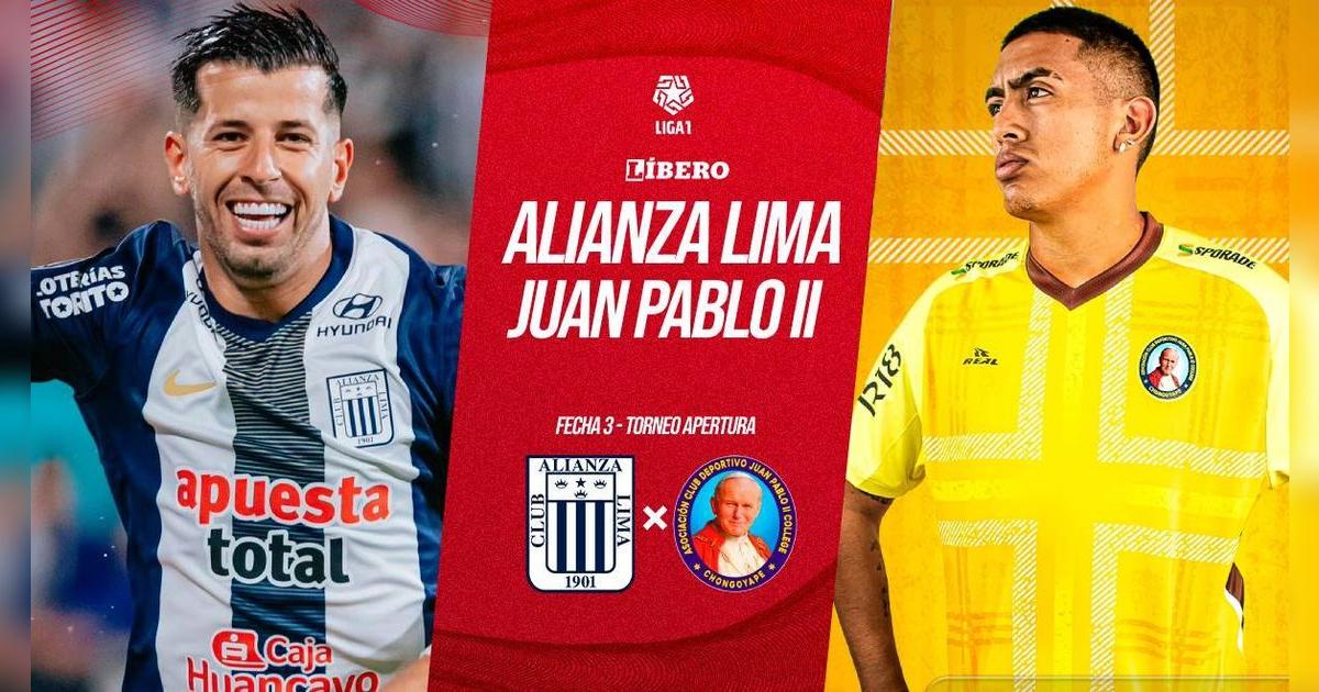 Alianza Lima vs Juan Pablo II EN VIVO vía Liga 1 MAX: horario, canal y dónde ver