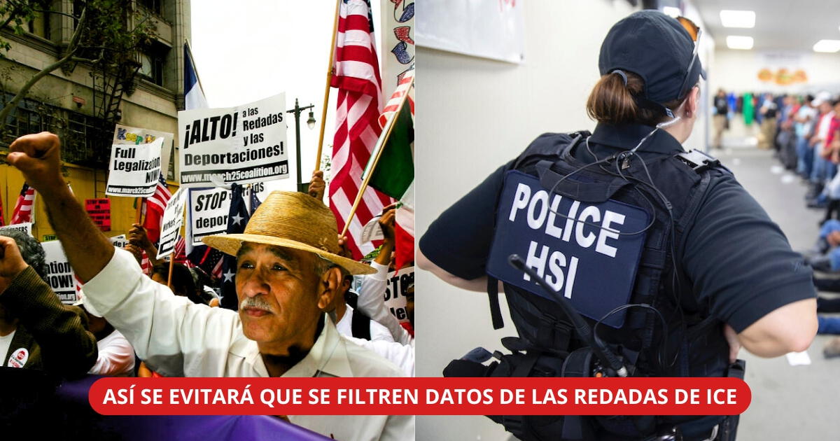 Redadas de ICE: así es como la agencia evitará que filtren datos sobre sus operativos migratorios en Estados Unidos
