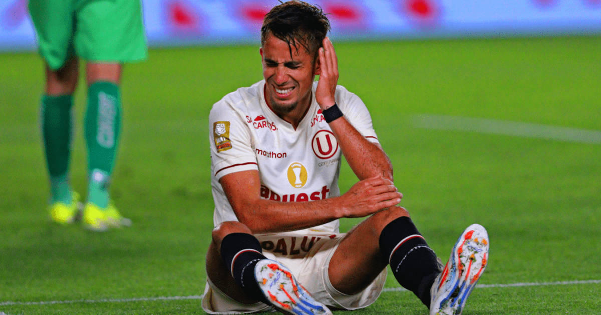 ¿Baja en Universitario? Martín Pérez Guedes tuvo problema de salud previo al partido ante Grau