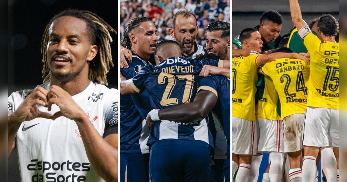 ¡Histórico! André Carrillo junto a jugadores de Alianza y Melgar en el ONCE IDEAL de Libertadores