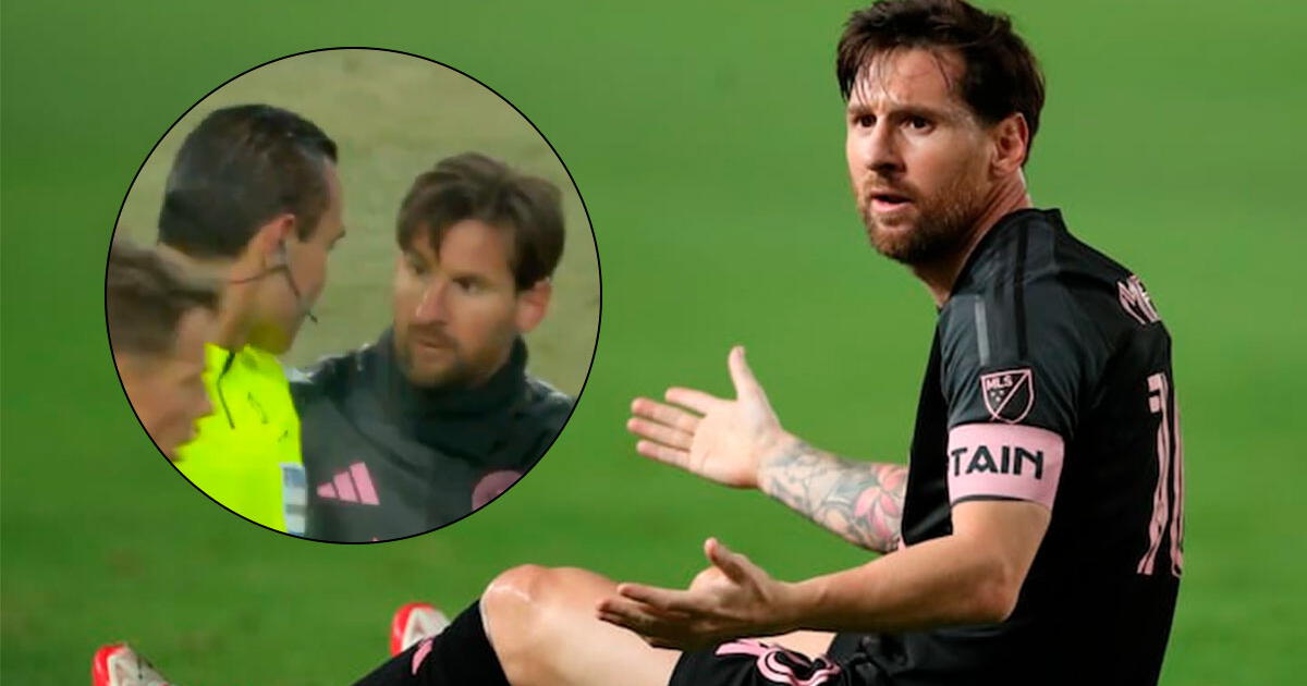 Arbitro mexicano es sancionado por peculiar acción con Lionel Messi: ¿Qué paso?