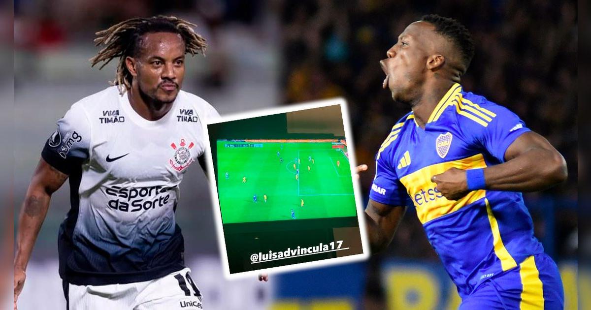 ¡Previo a jugar con Alianza! André Carrillo tuvo inédita reacción al gol de Advíncula con Boca