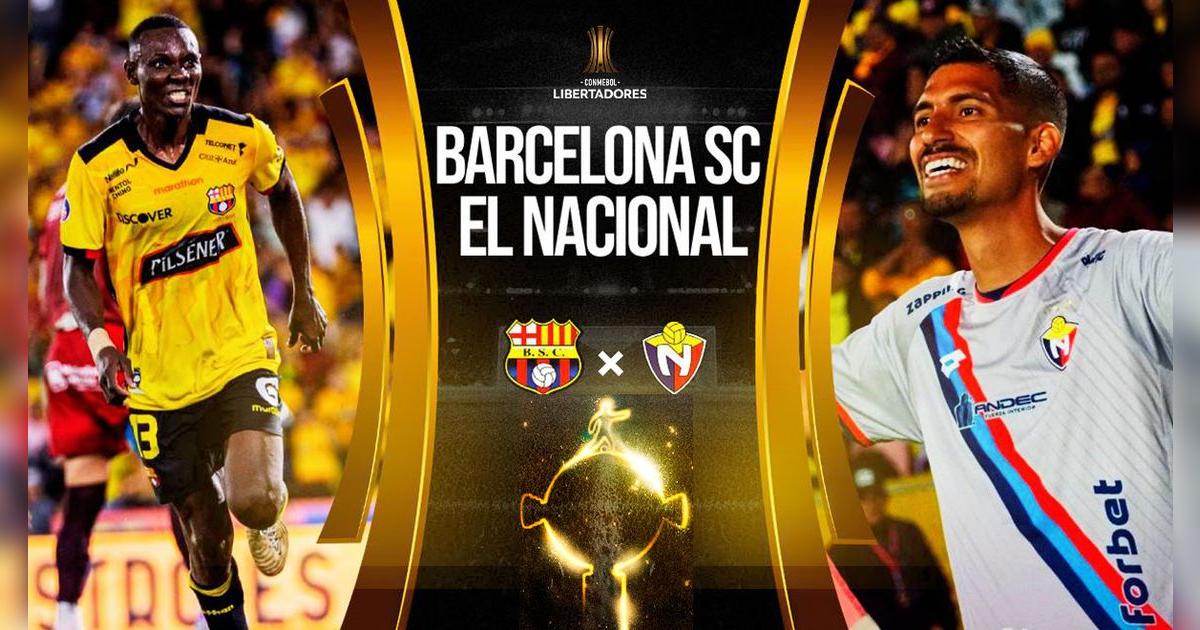 Barcelona vs. El Nacional EN VIVO por Copa Libertadores: cuándo juegan, hora y canal