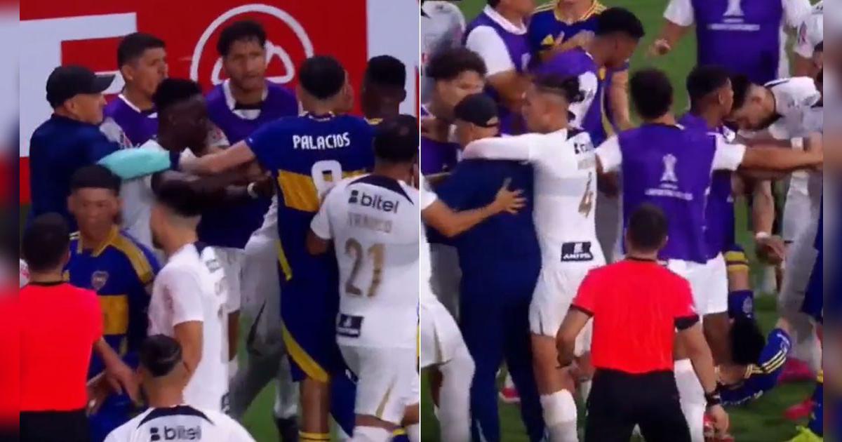 Jugadores de Boca y Alianza Lima protagonizan batalla campal: enfocan a Advíncula y Archimbaud
