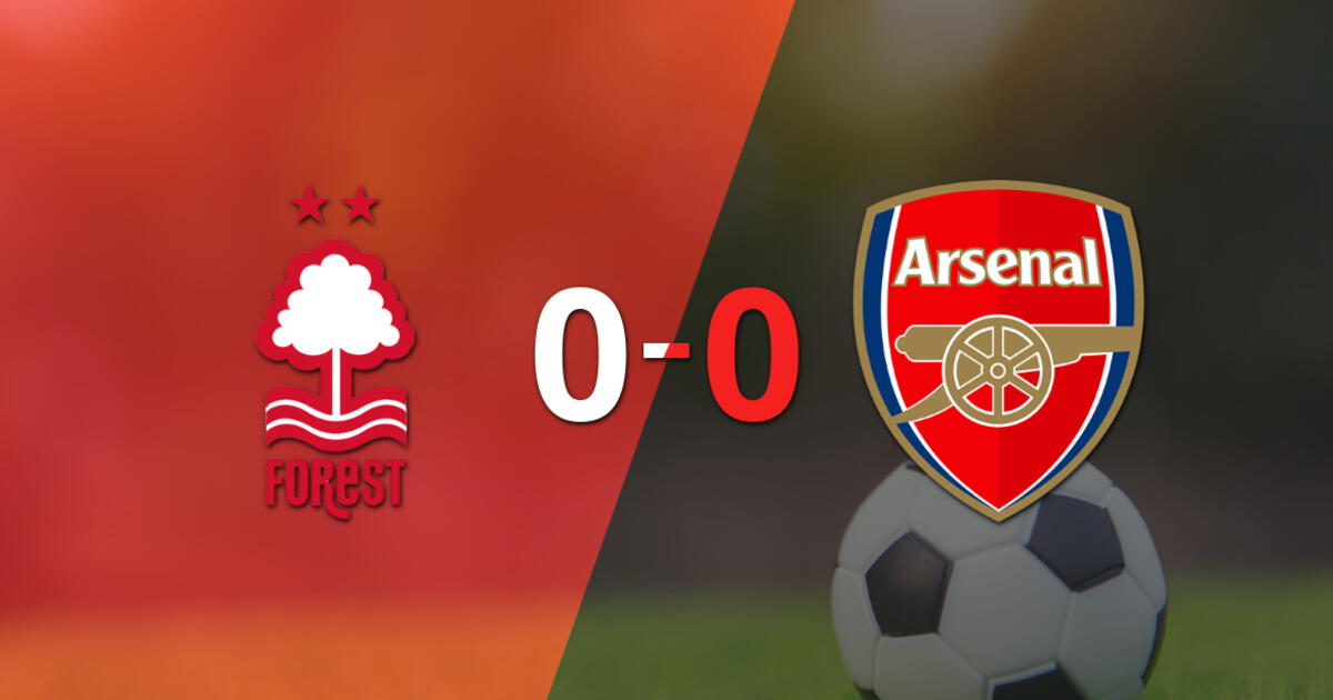 No hubo goles en el empate entre Nottingham Forest y Arsenal