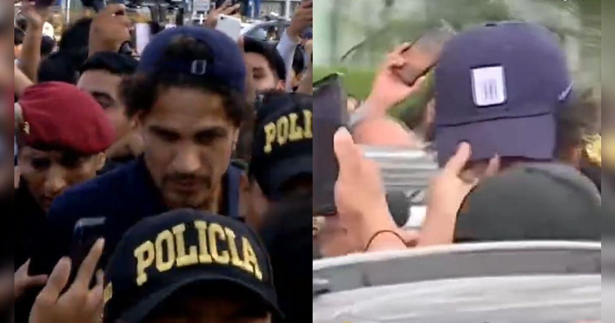 El momento exacto en que le roban la gorra a Paolo Guerrero tras clasificar ¿Cómo reaccionó?