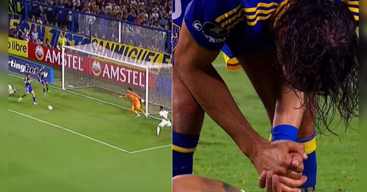 Edinson Cavani sorprende con impensada decisión tras errar gol para Boca y quedar eliminado