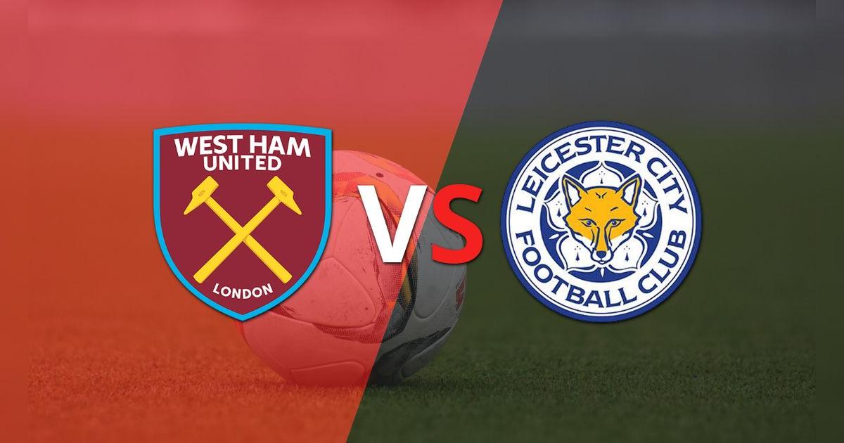 West Ham United busca mantener la ventaja ante Leicester City en la etapa complementaria