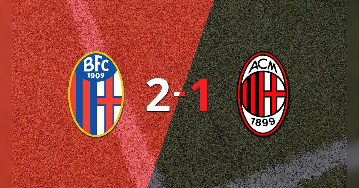 Bologna le dio vuelta el partido a Milan con un 2-1