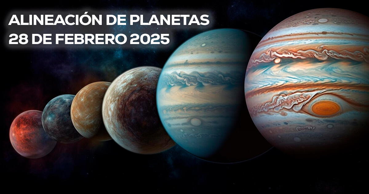 Alineación de planetas 28 de febrero 2025: ¿A qué hora es y cómo ver el espectacular fenómeno?